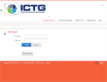 Tablet Screenshot of ictgllc.com